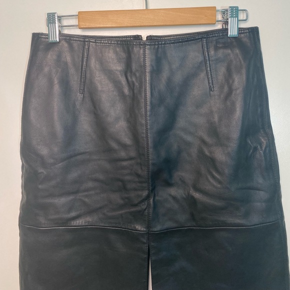 Cache Leather Pencil Skirt size 4 - Picture 2 of 8
